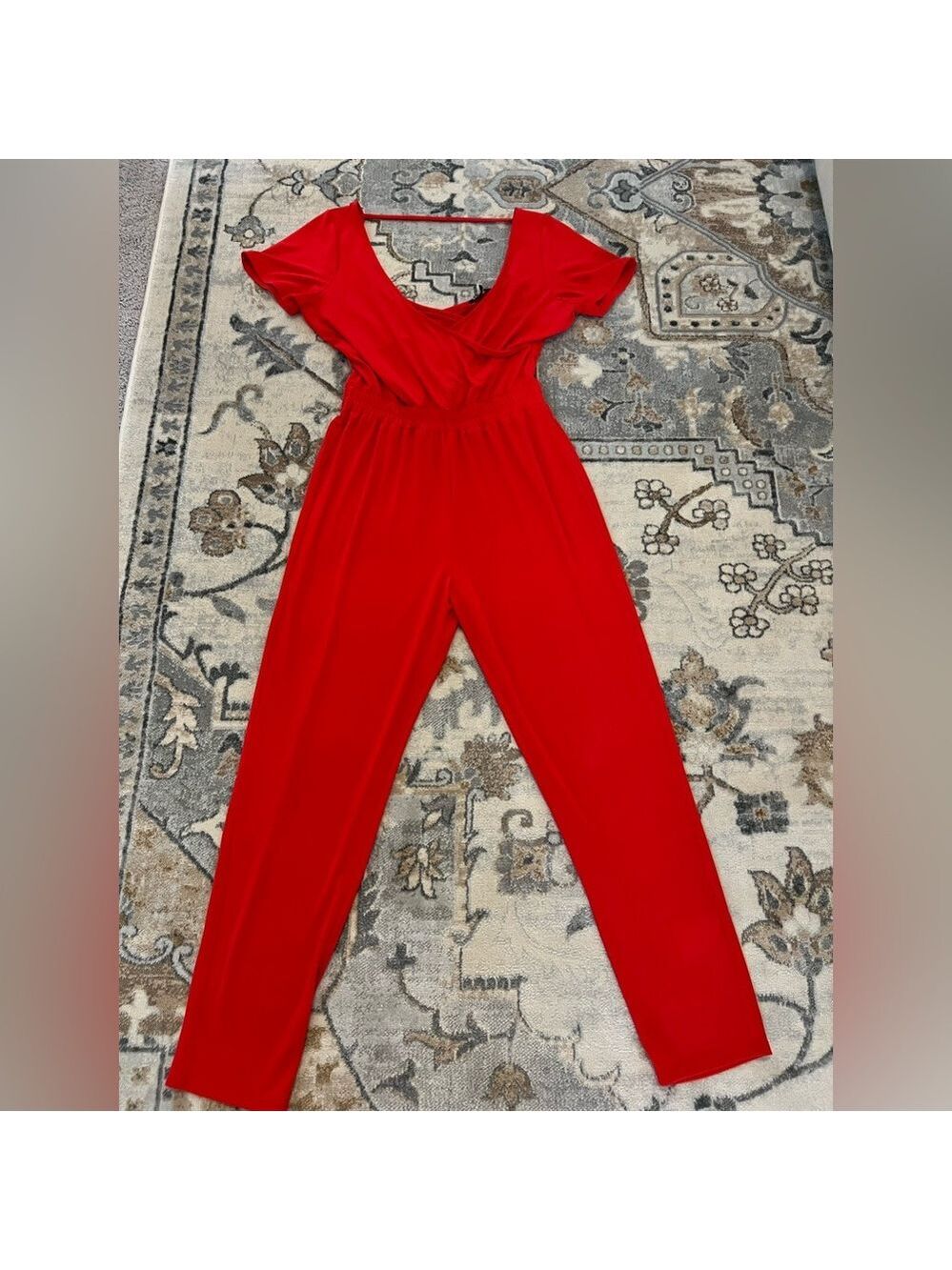 EXPRESS RED JUMPSUIT
